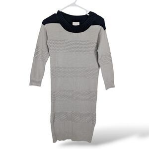 SENSE OF PLACE by URBAN RESEARCH Sweater Midi Dress‎ Gray Cozy Winter